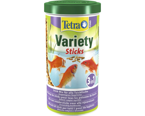 TetraPond Nourriture pour poissons Variety Sticks 1 L