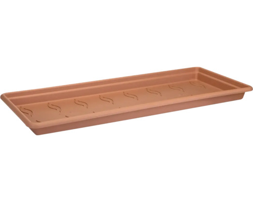 Blumentopf Untersetzer elho Green Basics XXL Kunststoff 90x38x6 cm terracotta Pflanzenuntersetzer für den Innen- und Aussenbereich
