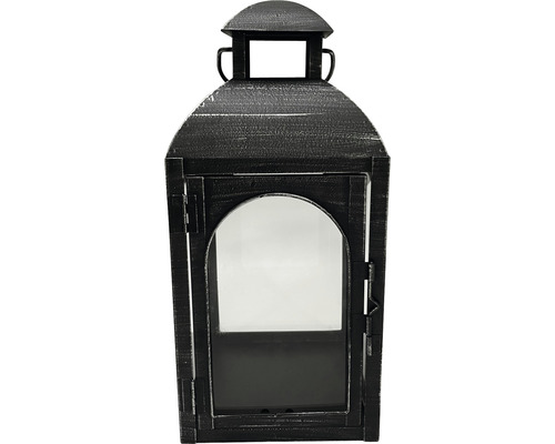 Lanterne Lafiora métal 14 x 14 x 30 cm noir Lanterne Lafiora métal 14 x 14 x 30 cm noir
