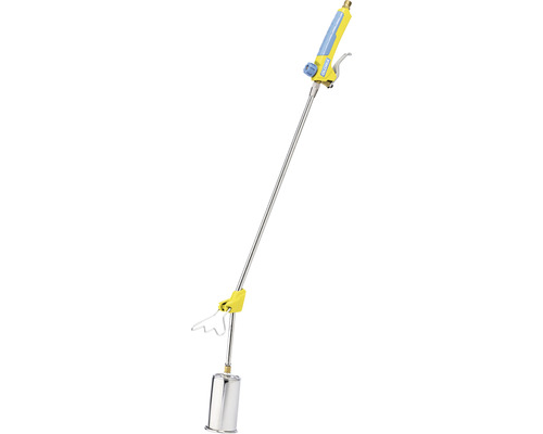 Kit Thermoflamm bio Professional PLUS GLORIA - désherbeur thermique, désherbeur électrique, brûleur à gaz, allume-barbecue, contre les mauvaises herbes, brûleur, avec tuyau pour gaz propane et réducteur de pression Brûleur de mauvaises herbes avec cartouche de gaz pour l''extérieur