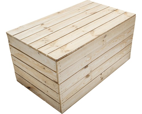 Coffre en bois avec couvercle