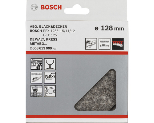 Bosch Schleifvlies Durchmesser 128 Millimeter Verpackung
