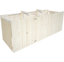 Holz Mülltonnenbox für den Aussenbereich