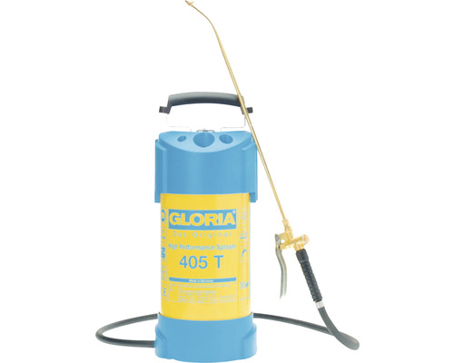 Pulvérisateur haute pression GLORIA 405 T - pulvérisateur à pression pro 5 l , 6 bar, en acier
