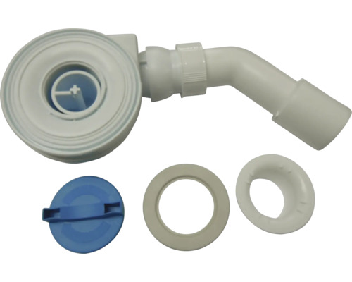 Garniture d''évacuation avec siphon et accessoires pour sanitaires