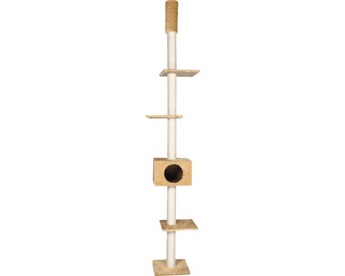 Kratzbaum Karlie Cometa mit Deckenspanner 35 x 35 x 263 cm beige