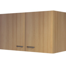 Armoire suspendue Flex Well Nano lxpxh 100x32x54 cm hêtre mat démontée