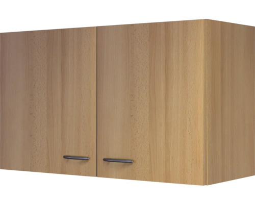Flex Well Hängeschrank Nano BxTxH 100 x 32 x 54 cm buche matt zerlegt 00006890 Hängeschrank mit zwei Türen und Griffen