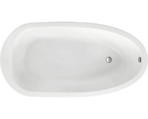 Freistehende Badewanne mit Ablaufgarnitur