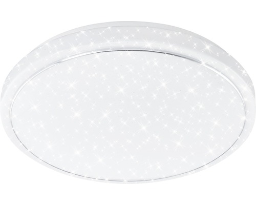 Plafonnier LED 50W 4000 lm 3000- 6000 K Ø 60 cm décor étoiles blanc + télécommande + fonction veilleuse