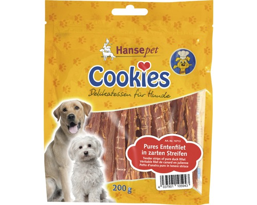 Friandises pour chiens Cookies Delikatess Filet de canard 200 g