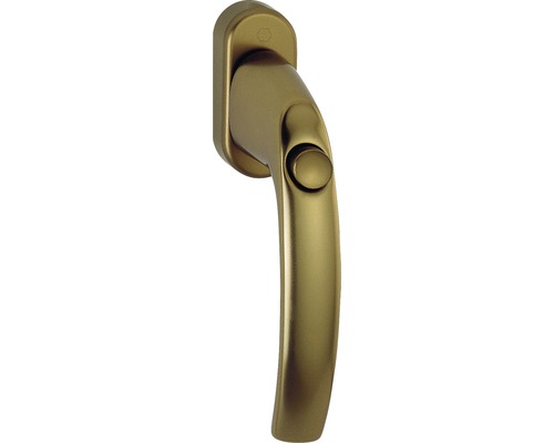 Poignée de fenêtre ARON bouton poussoir bronze adaptée pour Renova/Renova+/Linea Poignée de fenêtre en métal