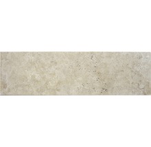 FLAIRSTONE Trittstufe Roma beige 1 Längsseite geschliffen und gefast 115 cm x 35 cm