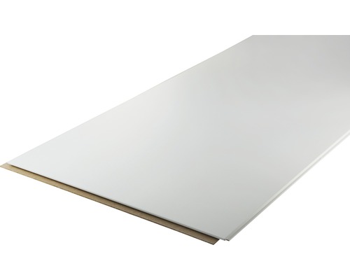 Coverboard à haute brillance blanc 12x620x2600 mm Panneaux muraux blancs pour la décoration intérieure