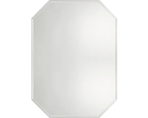 Miroir rectangulaire avec coins biseautés