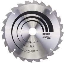 Kreissägeblatt Optiline Wood Bosch 254x30 mm Z 24 W-Zahn