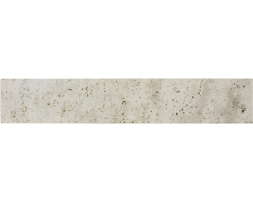 Contremarche FLAIRSTONE Roma beige deux côtés courts légèrement chanfreinés 115 x 15 cm