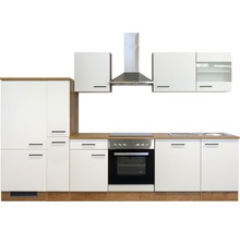 Cuisine complète Flex Well avec appareils Vintea 310 cm magnolia mat démontée variante réversible 00011848