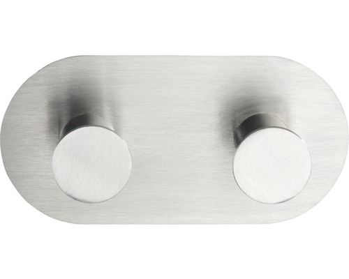 Doppelter Kleiderhaken aus Edelstahl