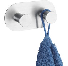 Wandhaken Cona Duo Edelstahl matt
