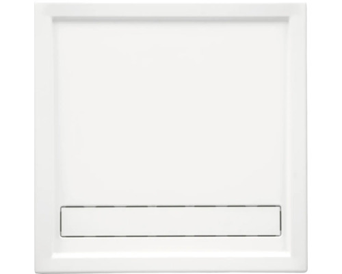 Receveur de douche OTTOFOND Techno Techno-Board 80 x 120 x 6.5 cm blanc brillant lisse 990964