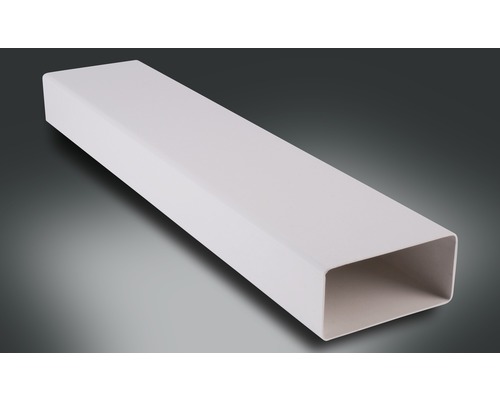 Tube plat Rotheigner blanc 111x54 mm longueur 0,50 m Tube plat Rotheigner blanc 111x54 mm longueur 0,50 m