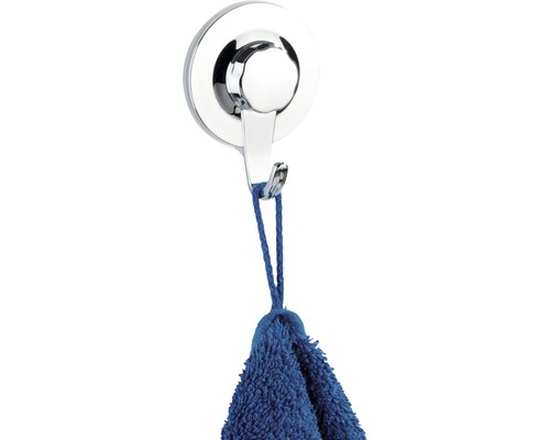 Handtuchhaken mit Saugnapf und Handtuch