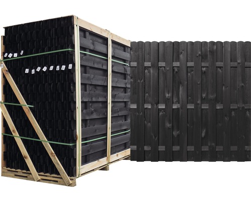 Holzzaun im Holzrahmen für den Transport