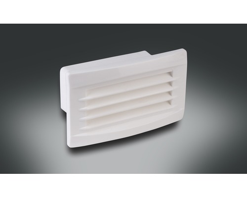 Grille extérieure Rotheigner blanche pour raccord direct de LN de 100 mm avec clapet anti-retour