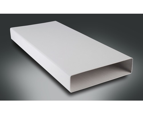 Tube plat Rotheigner blanc 220 x 54 mm, 500 mm de long Tube plat Rotheigner blanc 220 x 54 mm, 500 mm de long