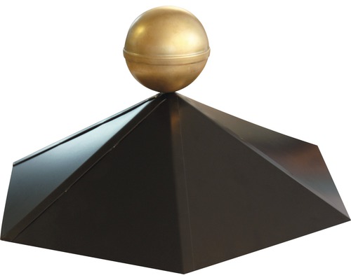Chapiteau de pavillon Karibu hexagonal 35.5x35.5 cm, noir