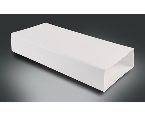 Rotheigner Flachkanal weiß 220 mm x 90 mm L = 1000 mm Rechteckiger Kunststoffkanal