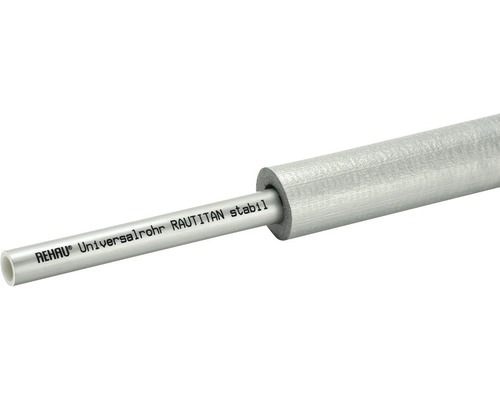 Rehau Rautitan Stabil Universalrohr mit Isolierung