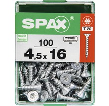 Vis universelles Spax 4,5 x 16 millimètres, 100 pièces, avec entraînement Torx