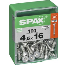 Emballage de 100 vis Spaxtrauben, 4,5 x 16 millimètres