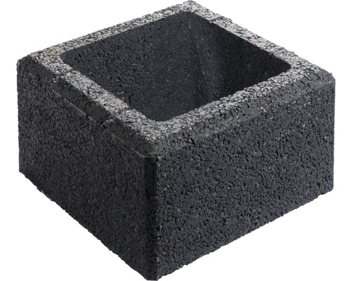 Elément de pilier Bellamur anthracite 37,5x37,5x20 cm