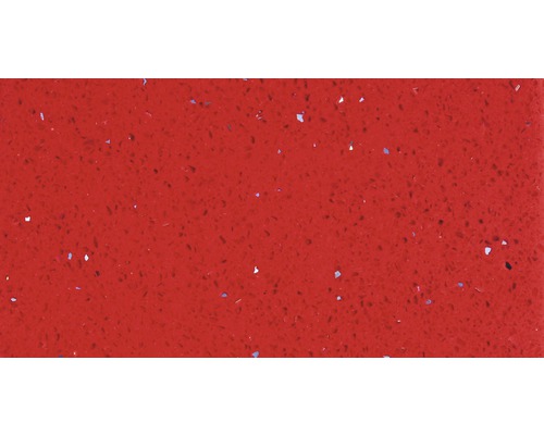 Carrelage de sol, composite de quartz, rouge, 30x60 cm