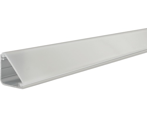 Profilé Paulmann aluminium Delta avec diffuseur alu/anodisé 1,0 m