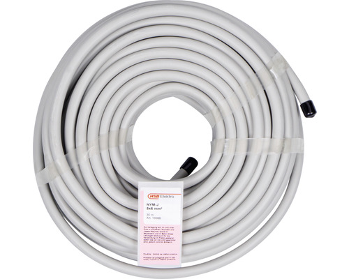 Câble électrique NYM-J, 6x6 mm², enroulé