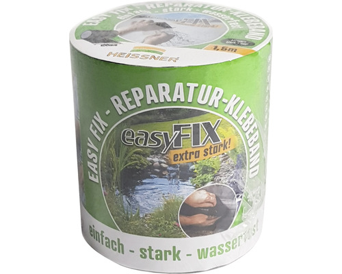 Reparatur-Klebeband EASY FIX für Teich 150 x 10 cm schwarz Heissner Easy Fix Reparatur Klebeband Rolle