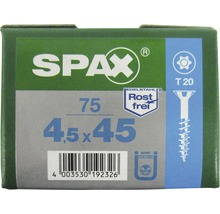 Verpackung Spax Schrauben 4,5x45 mm, 75 Stück