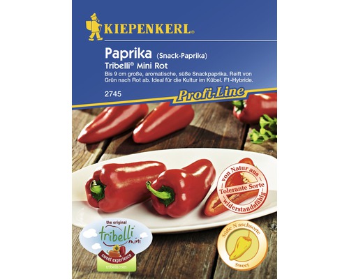 Graines de poivrons apéritif « Tribelli mini » rouge Kiepenkerl