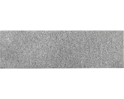 FLAIRSTONE Poolumrandung Iceland white grau gerade beide Längsseiten gerundet 115 x 35 x 3 cm