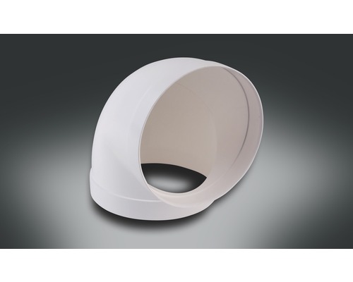 Coude de tuyau rond Rotheigner blanc LN 150 mm 90 degrés Coude de tuyau rond Rotheigner blanc LN 150 mm 90 degrés