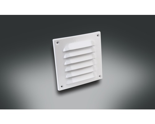 Grille de recouvrement Rotheigner aluminium blanc 150 x 150 mm