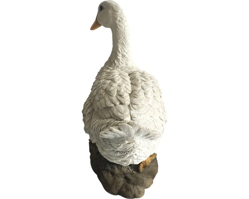 Gartenfigur Gans aus Kunststein