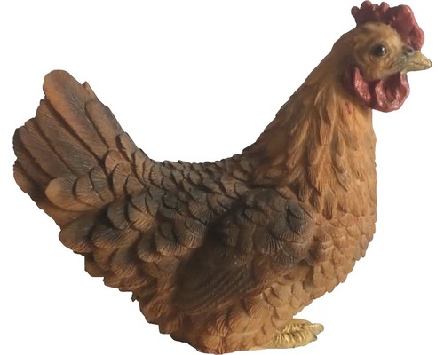 Dekorative Hühnerfigur für den Garten