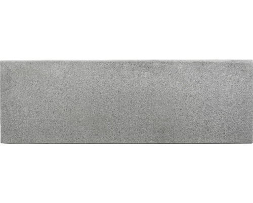 Bordure de piscine FLAIRSTONE Phönix gris droit 1 côté long arrondi 115 x 35 x 3 cm