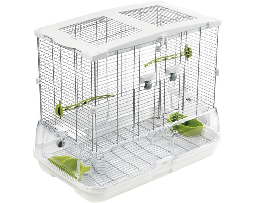 Cage à oiseaux Vision II modèle M01 abri à oiseaux 60,9 x 38,1 x 52 cm blanc