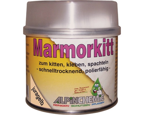 Marmorkitt (kit de réparation marbre) AlpinChemie jaune jura nouveau 250g